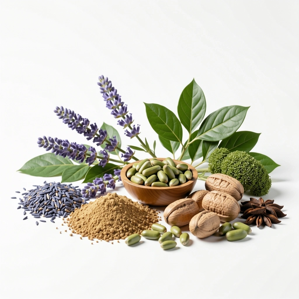 Natural botanical ingredients for men's wellness